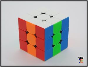 3x3 cube pattern checker checkerboard cube in a cube rubik's rubiks cubing speedcube alg algorithm lines line