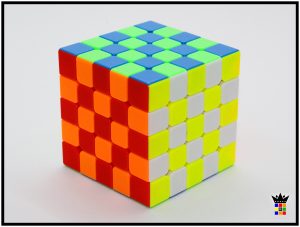 5x5 Rubik's checkerboard pattern