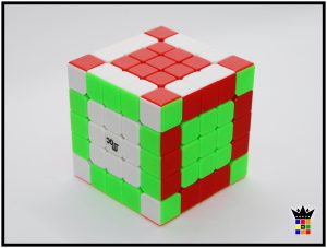 5x5 rubik's cube edge flip pattern