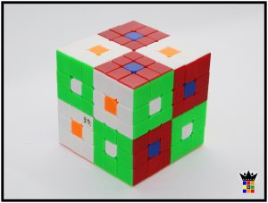 6x6 Ribik's cube dots in checkerboard