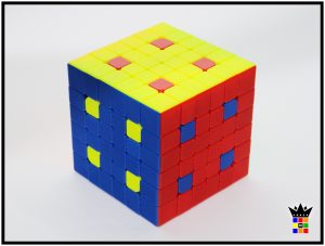 6x6 rubik's cube pattern 4 dots