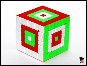 7x7 Rubik's Cube Pattern checker square