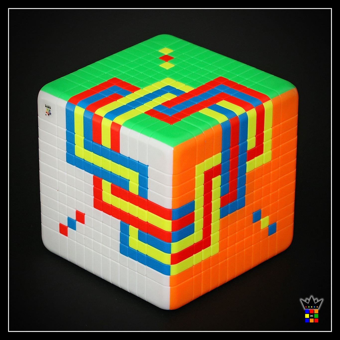 GIANT 10x10 Rubik's Cube Full Solve! 