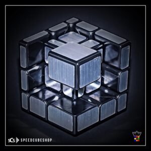 A Rubik's cube patterns on 3x3 mirror cube